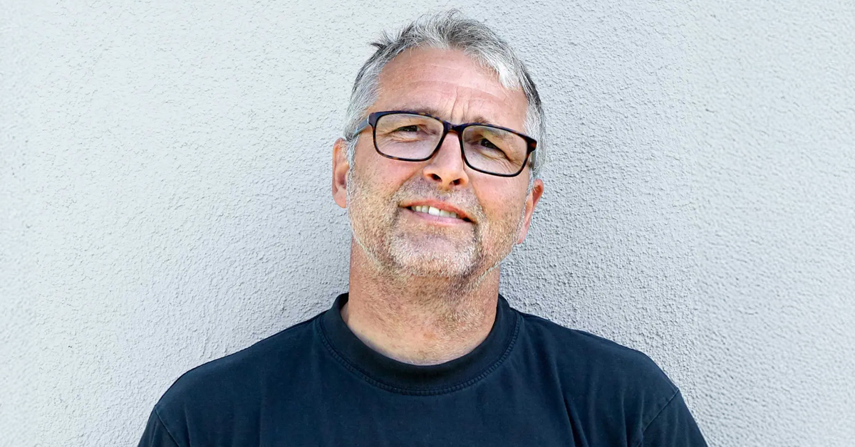 Bøje Overgaard Jensen havde ryggen mod muren.