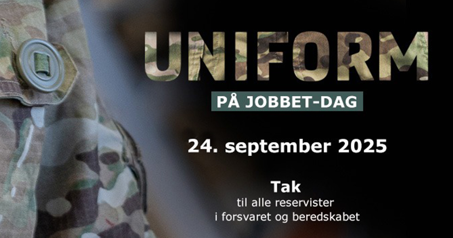 Uniform på jobbet-dag 24. september 2025