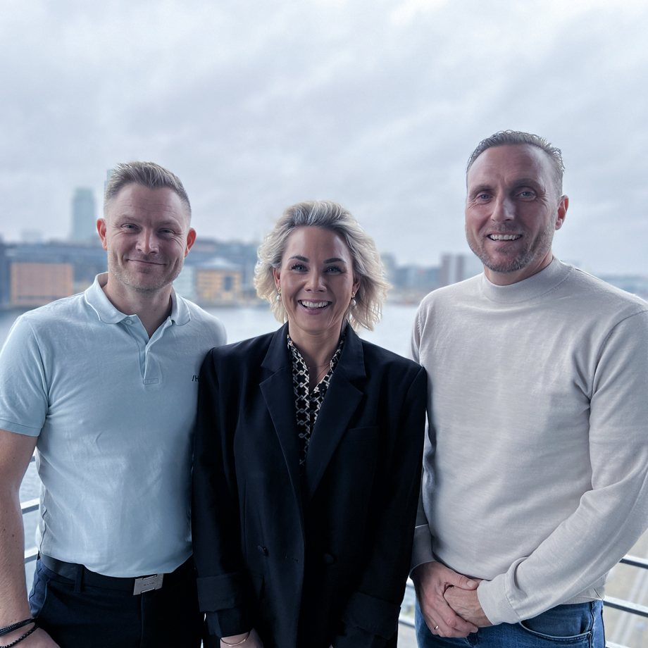 Anders Corder, Marie-Louise Gorm og Jakob Boie Pedersen fra Nordliv Byg ApS.