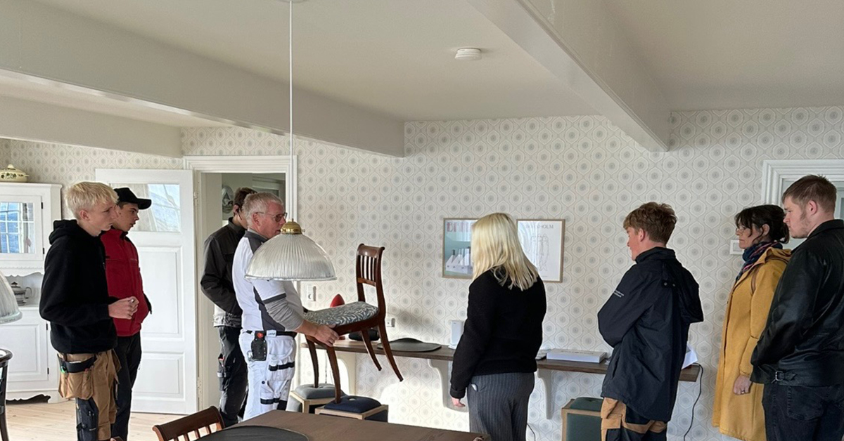 Hvad får unge ud af at se et gammelt bindingsværkshus?