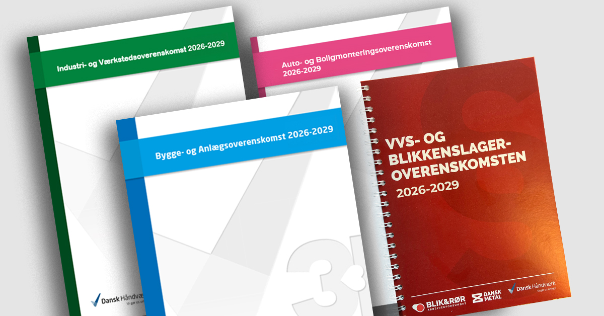 Nu er fire overenskomster forhandlet på plads – med virkning pr. 1. marts 2026